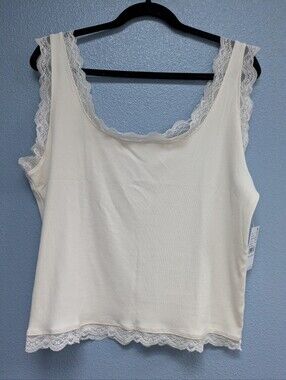 Pacsun Beverly and Beck Lace Trimmed Tank Top